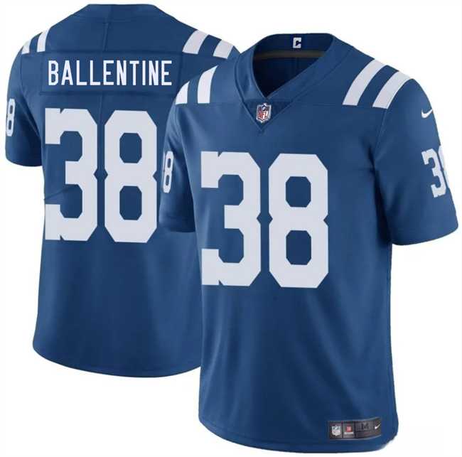 Men & Women & Youth Indianapolis Colts #38 Corey Ballentine Blue 2025 Vapor Limited Stitched Jersey->indianapolis colts->NFL Jersey
